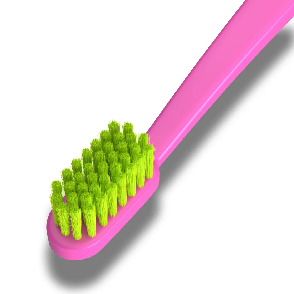 MEDIBLANC Zubní kartáček Ultra Soft 2 ks růžová + zelená