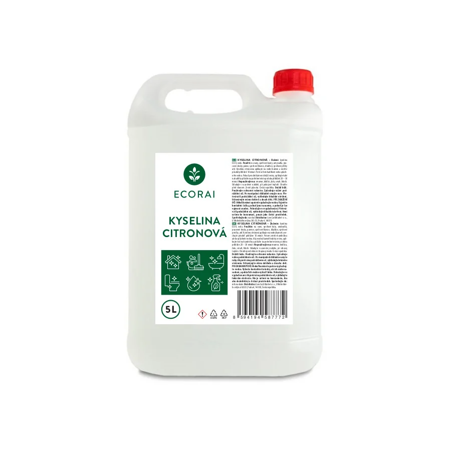 Ecorai Kyselina citronová roztok kanystr 5 l
