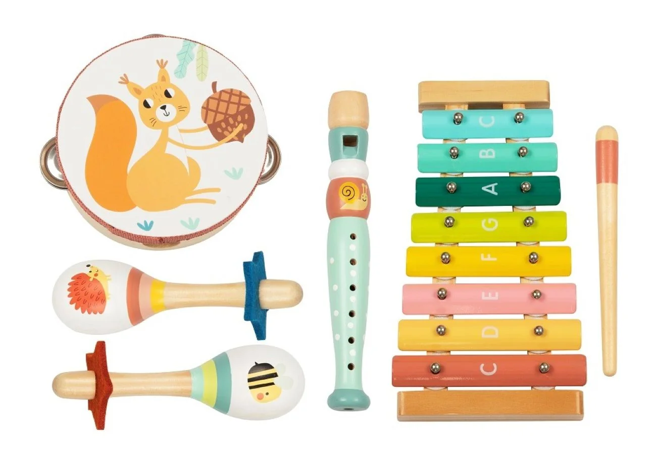 2Kids Toys Velká sada hudebních nástrojů pro děti - Lesní zvířátka