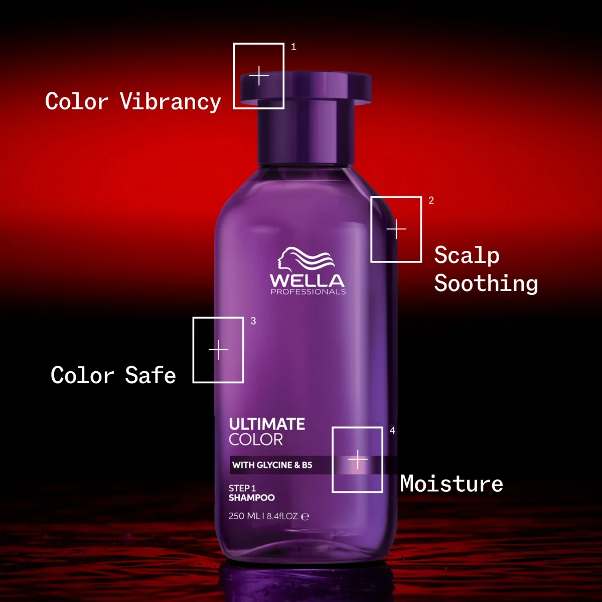 Wella Professionals Ultimate Color šampon na barvené vlasy 250 ml
