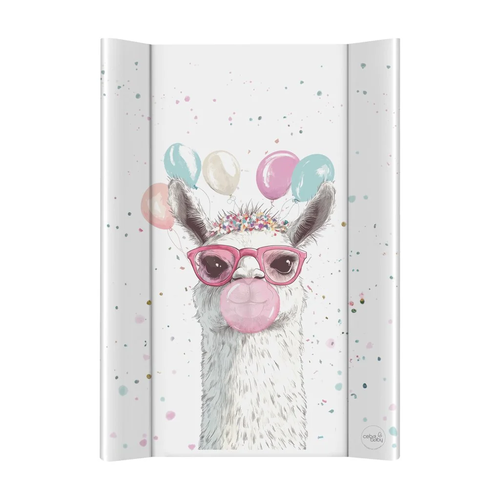 Ceba BABY Podložka přebalovací 2-hranná měkká (50x70) Basic Crazy Lama