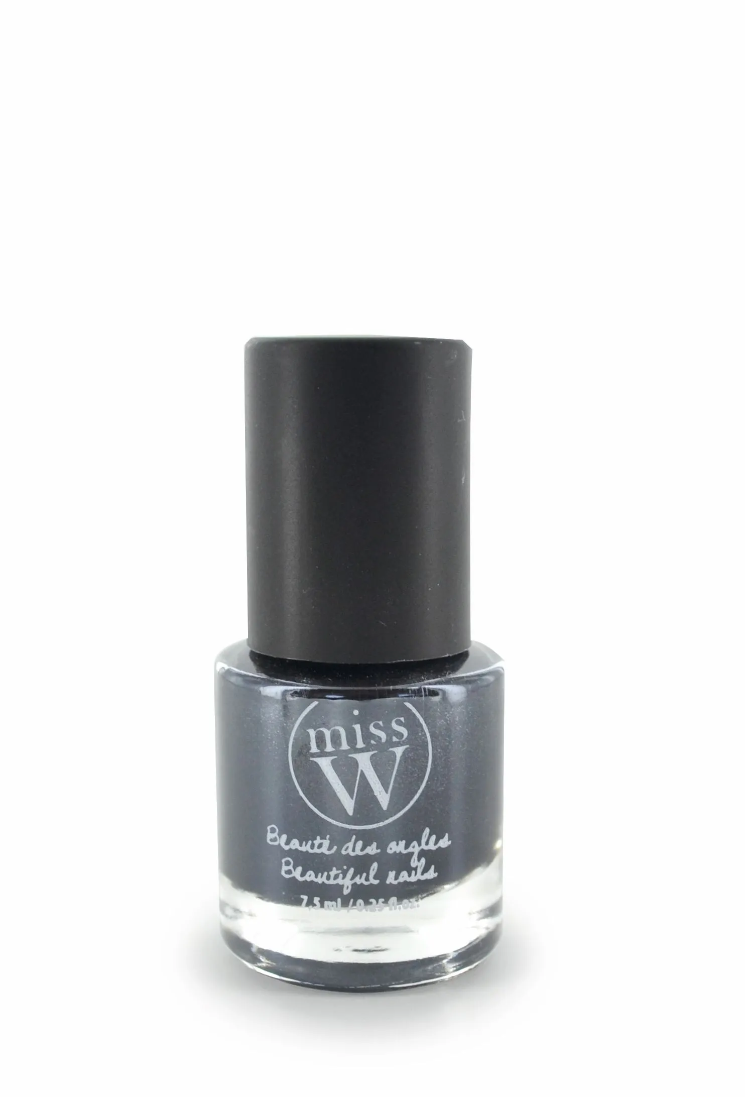 Miss W Lak na nehty No 18 - Pearly dark gray