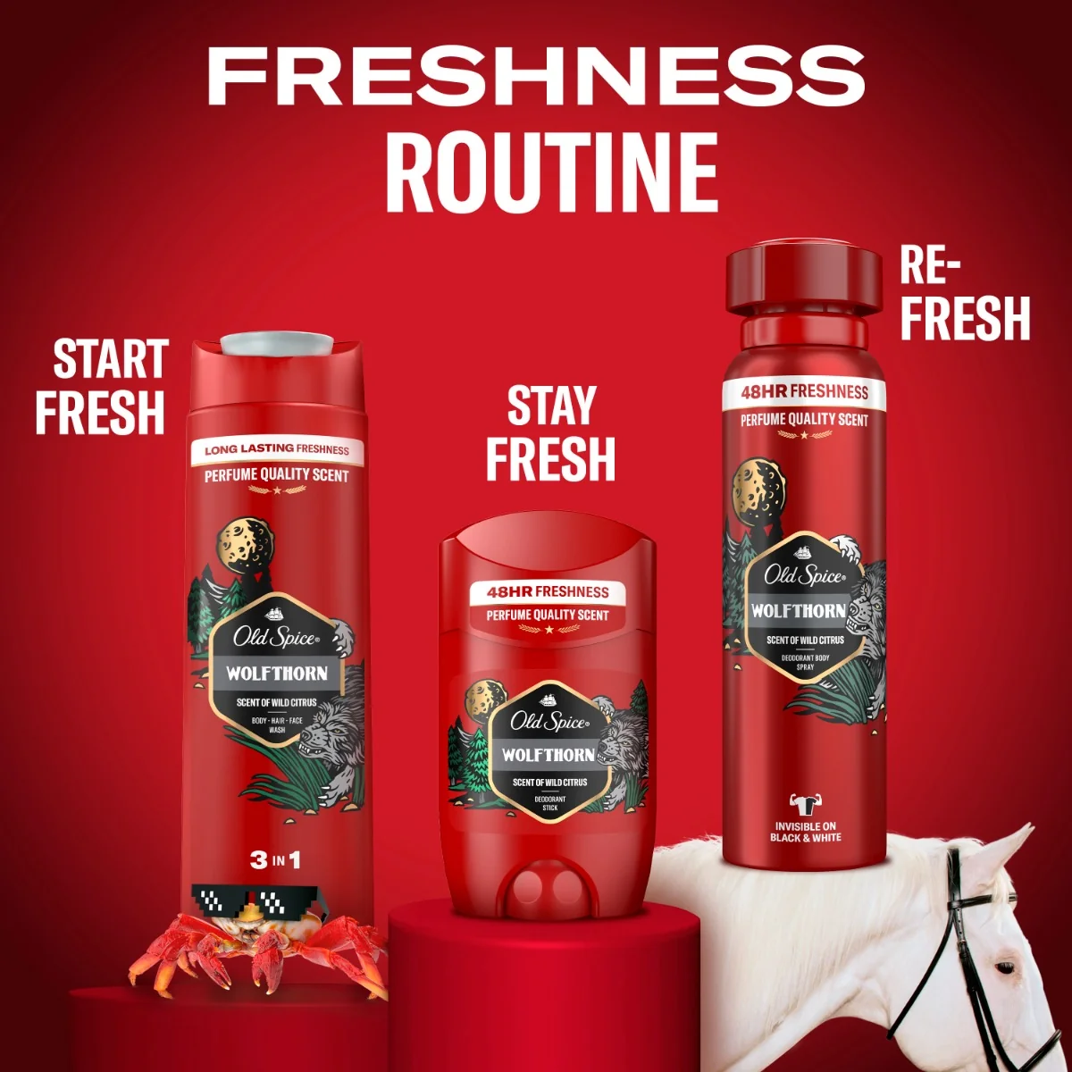 Old Spice Wolfthorn Pánský tuhý deodorant 50 ml