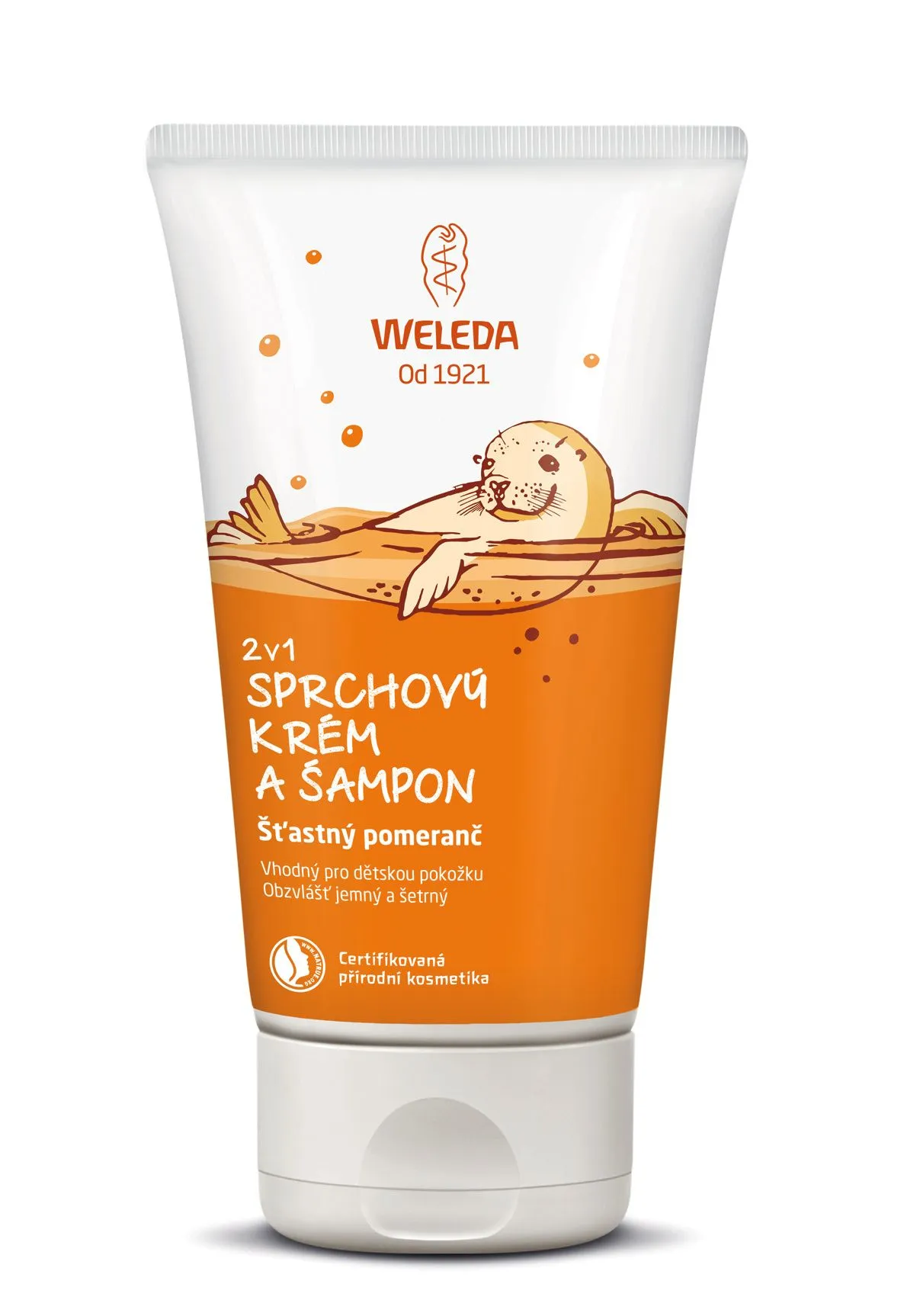 Weleda 2v1 Šťastný pomeranč sprchový krém a šampon 150 ml