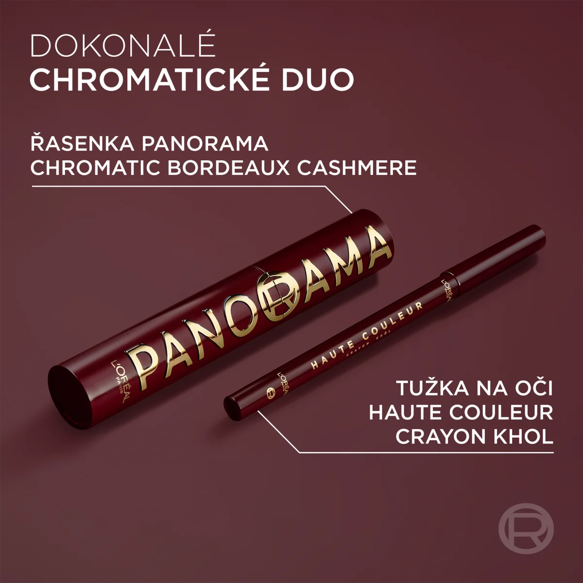 Loréal Paris Volume Millions Lashes Panorama Bordeaux řasenka 9,9 ml