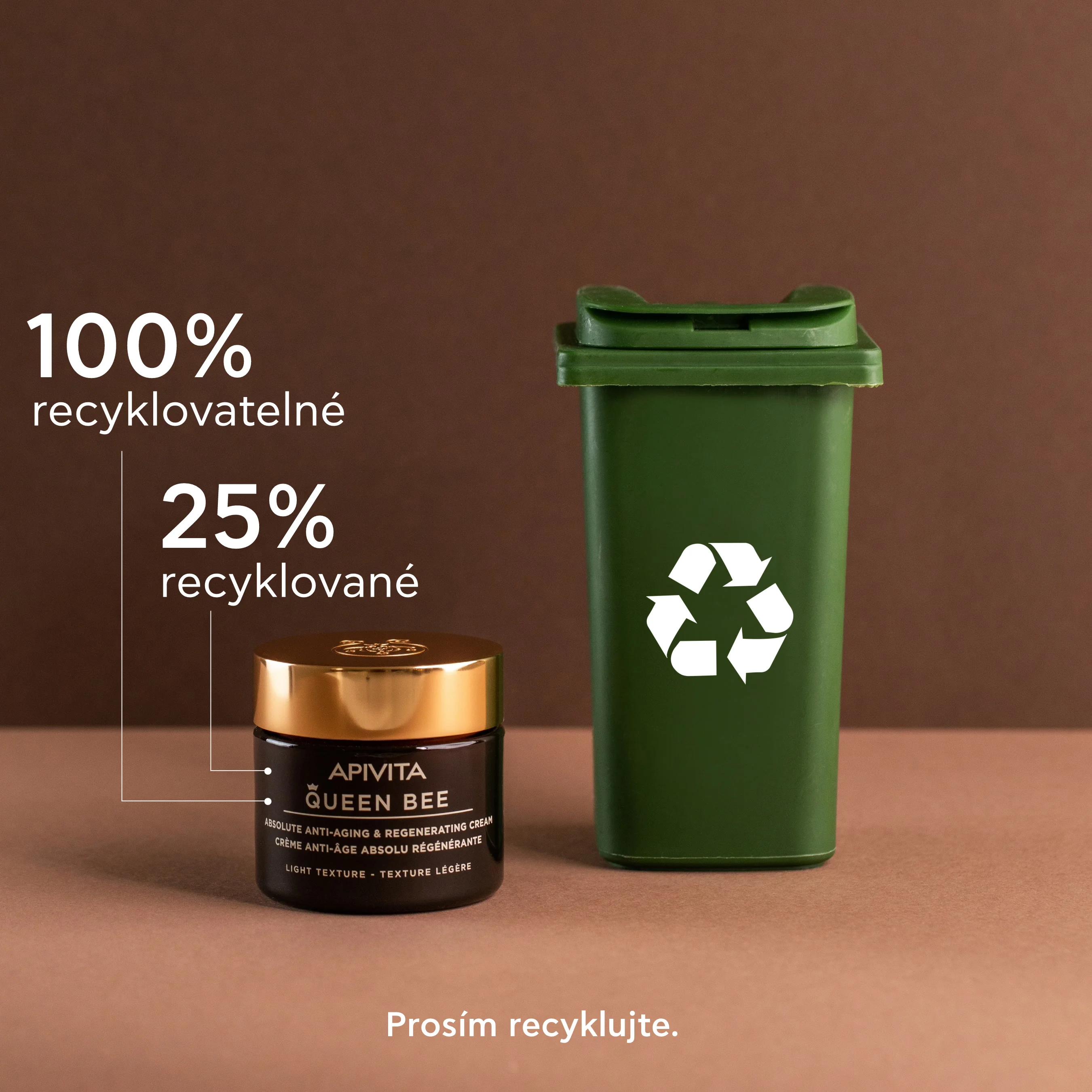 APIVITA Queen Bee lehký regenerační krém proti stárnutí pleti 50 ml