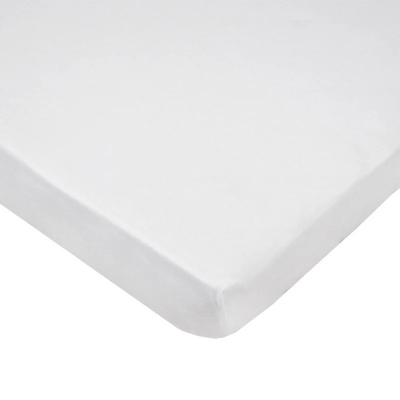 Eko Prostěradlo nepromokavé s gumou žerzej bílá 120x60 cm