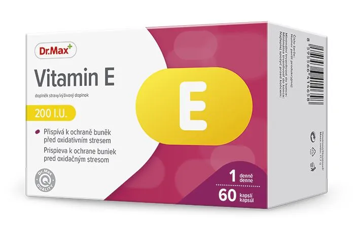 Dr. Max Vitamin E 200 I.U. 60 kapslí