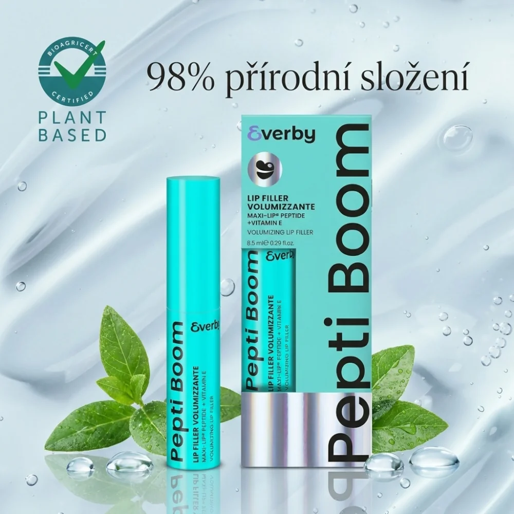 Everby Pepti Booms objemový lesk na rty 8,5 ml