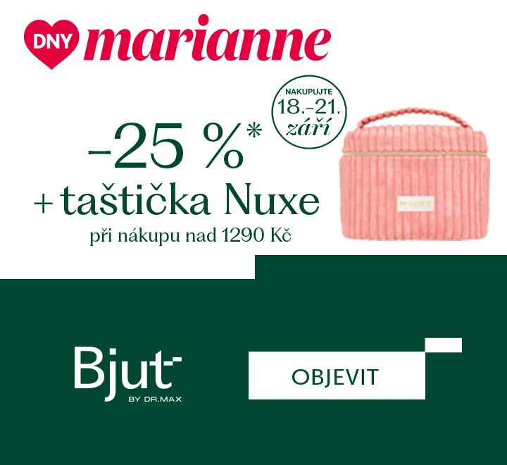 Dny Marianne 18. – 21. září 2026. Sleva 25 % * + taštička k nákupu nad 1290,-