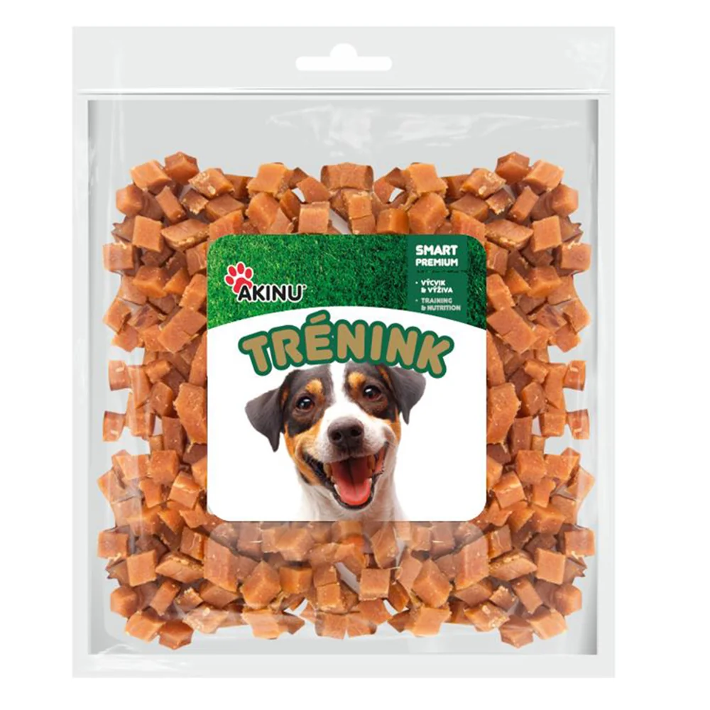 Akinu Trénink Kachní kostky pamlsek pro psy 2 x 400 g