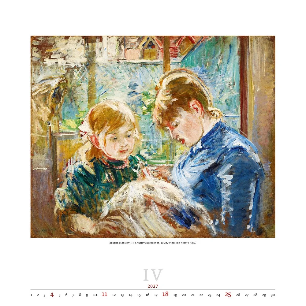 Helma Nástěnný kalendář Impressionism 2027 45 × 52 cm