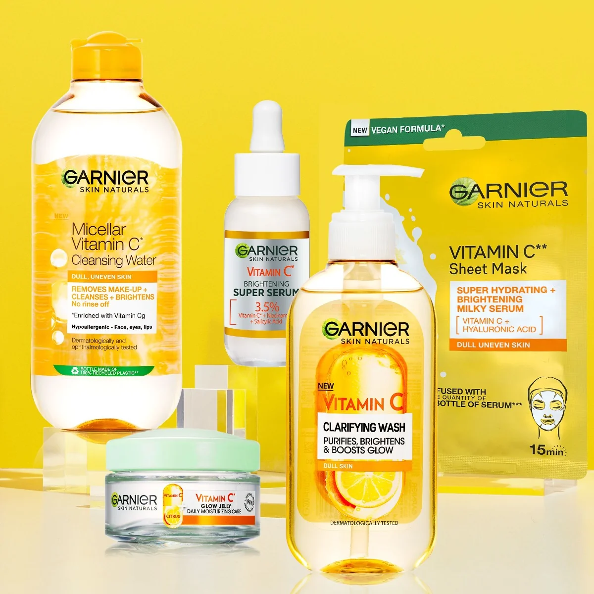Garnier Skin Naturals Rozjasňující micelární voda s vitamínem C 400 ml
