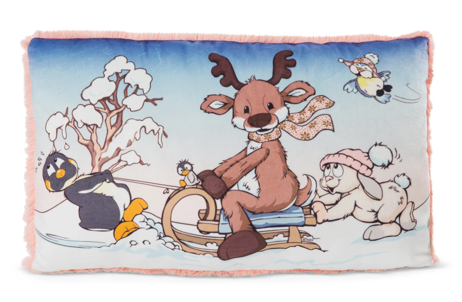 Nici Polštář Winter Friends 43x25 cm, GREEN