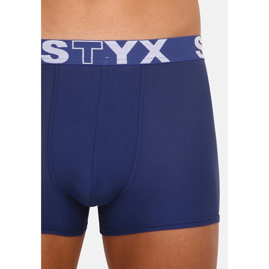 Styx Pánské boxerky sportovní guma tmavě modré (G968) XL