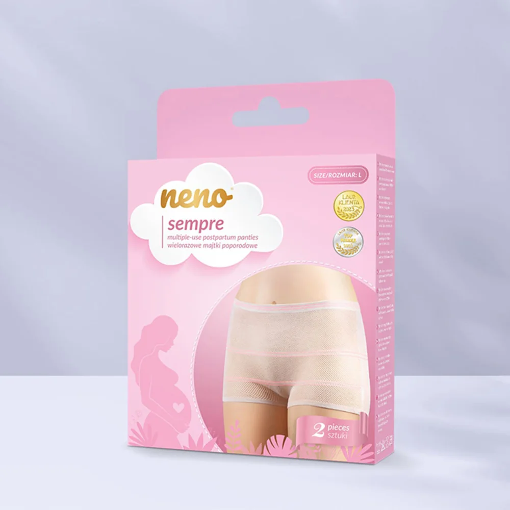 NENO Sempre poporodní kalhotky vel. L 2 ks