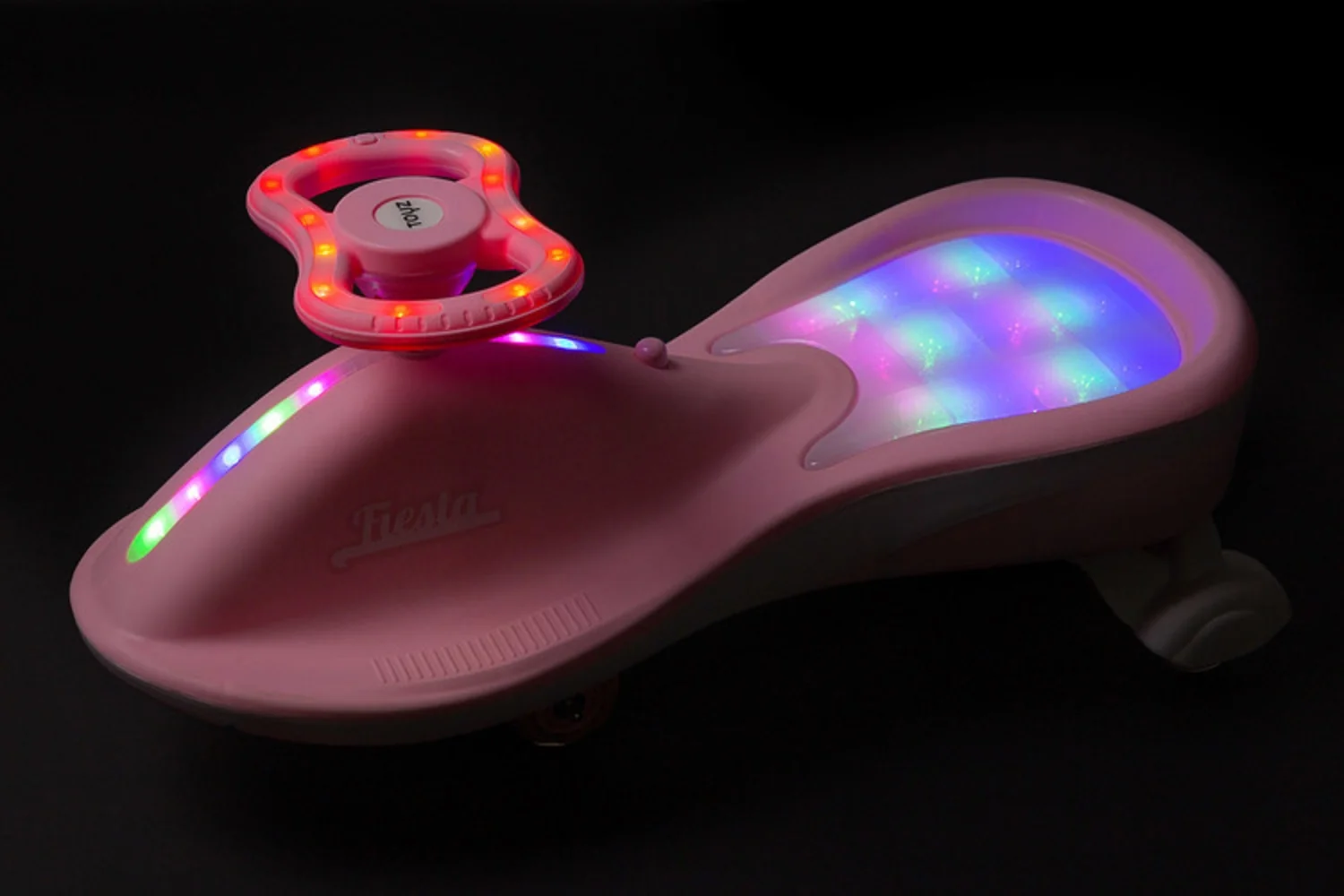Toyz Gravitační jezdítko, odrážedlo, Fiesta - růžové