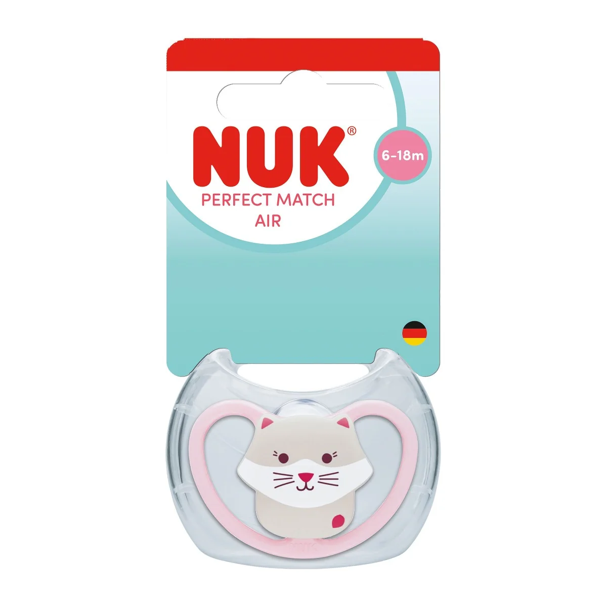 NUK Perfect Match Air Dudlík 6–18m box 1 ks cat