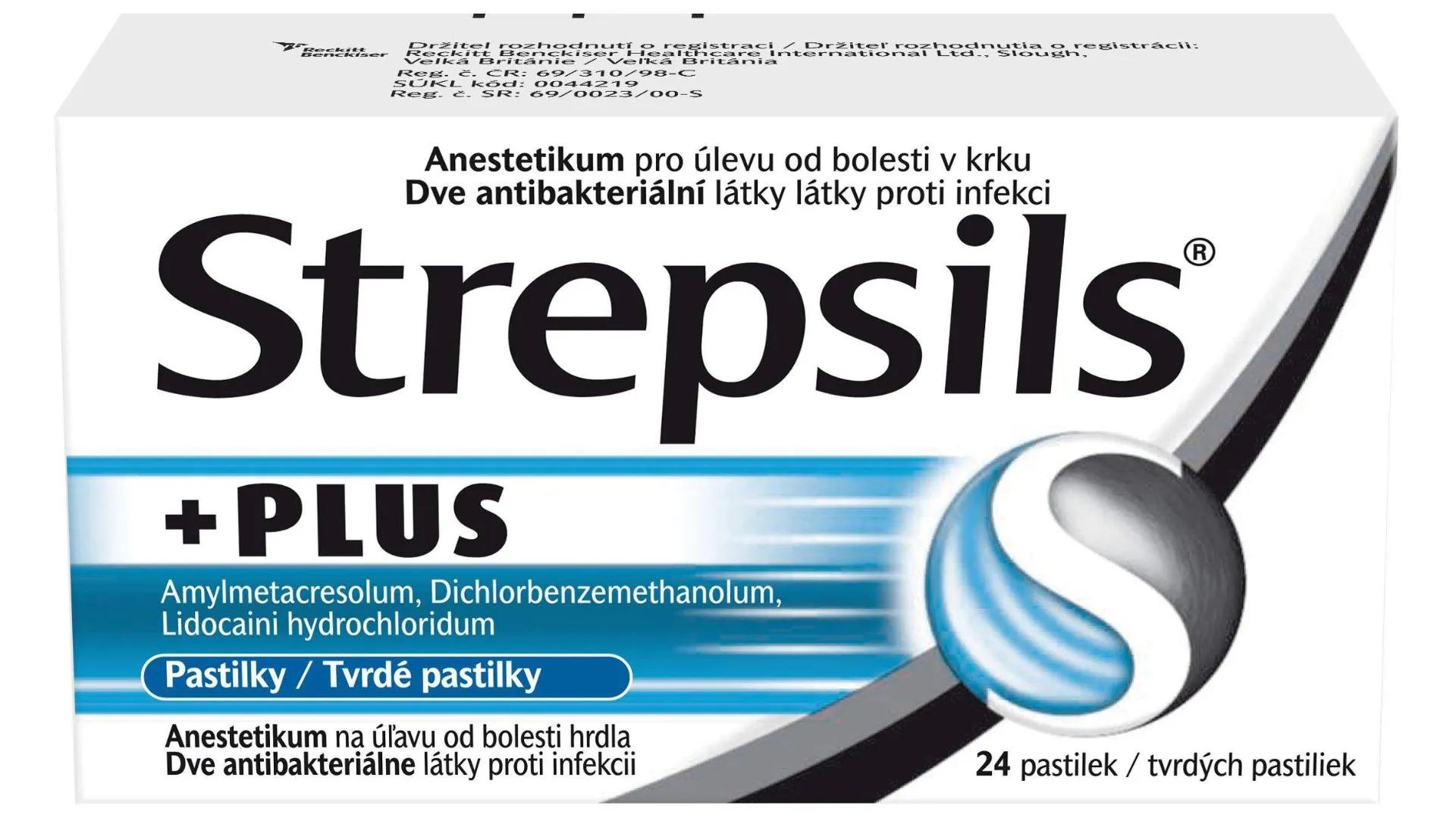 Strepsils Plus 24 pastilek