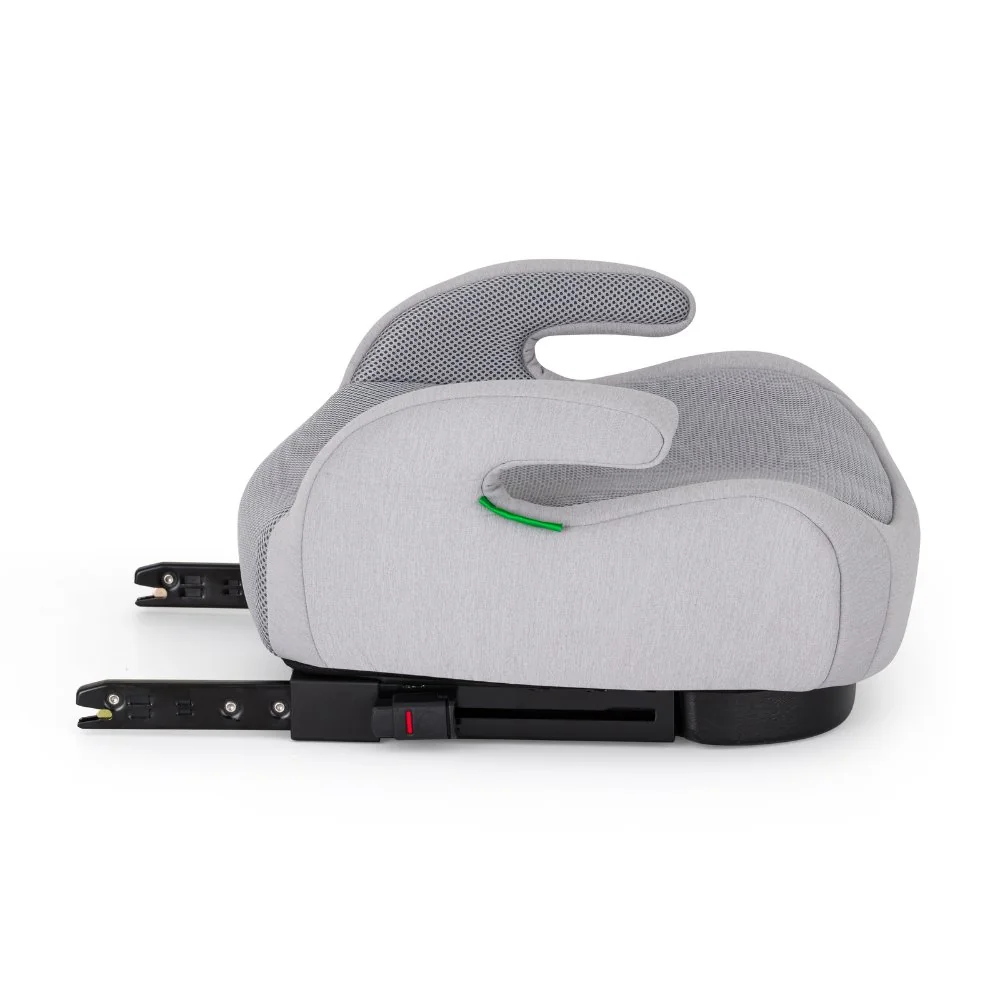 Petite&Mars Podsedák Optimus Pro i-Size Air Gentle Grey 125 - 150 cm (22-36 kg)