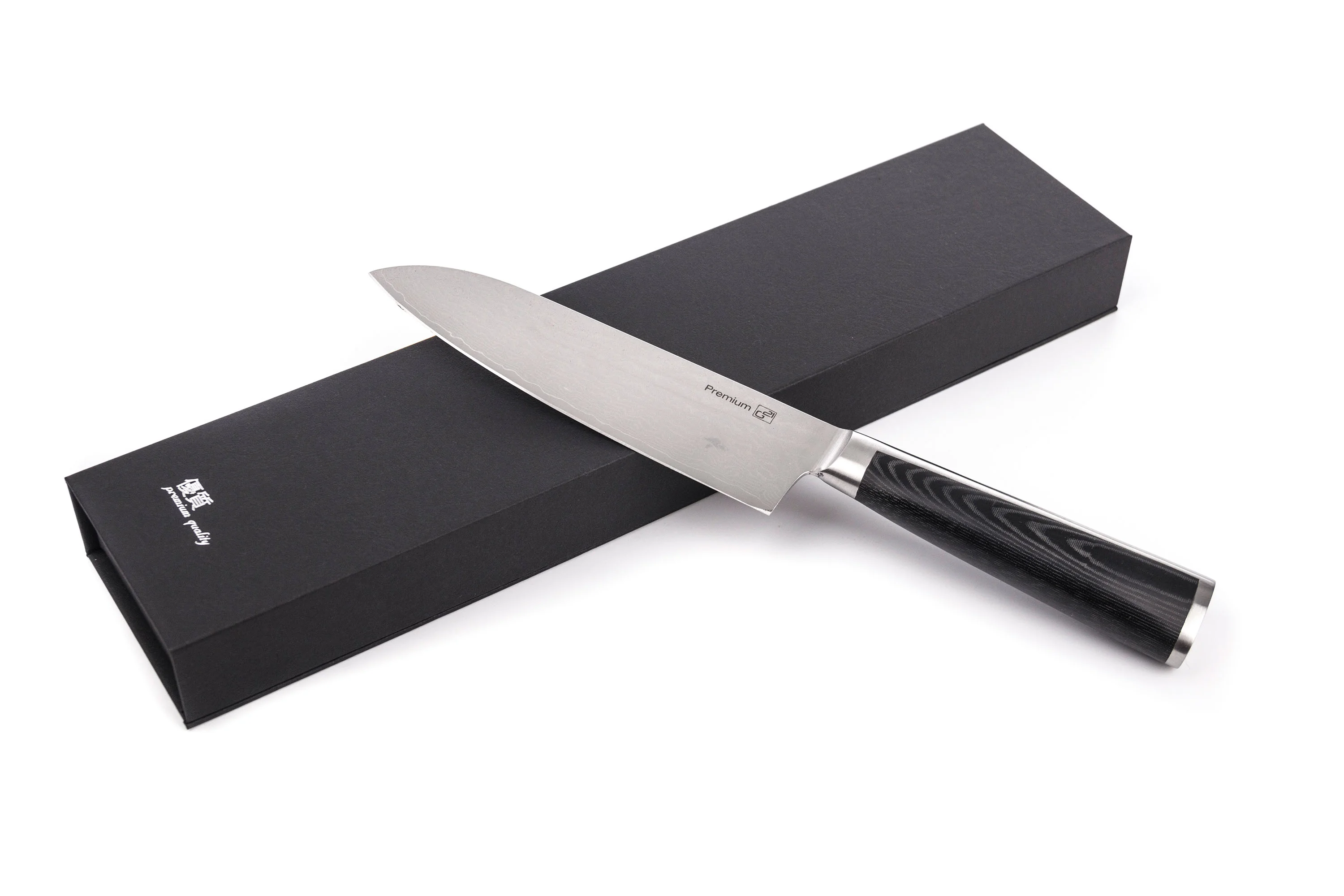 G21 Nůž Damascus Premium 17 cm, Santoku