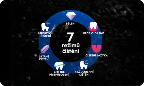 7 režimů čištění