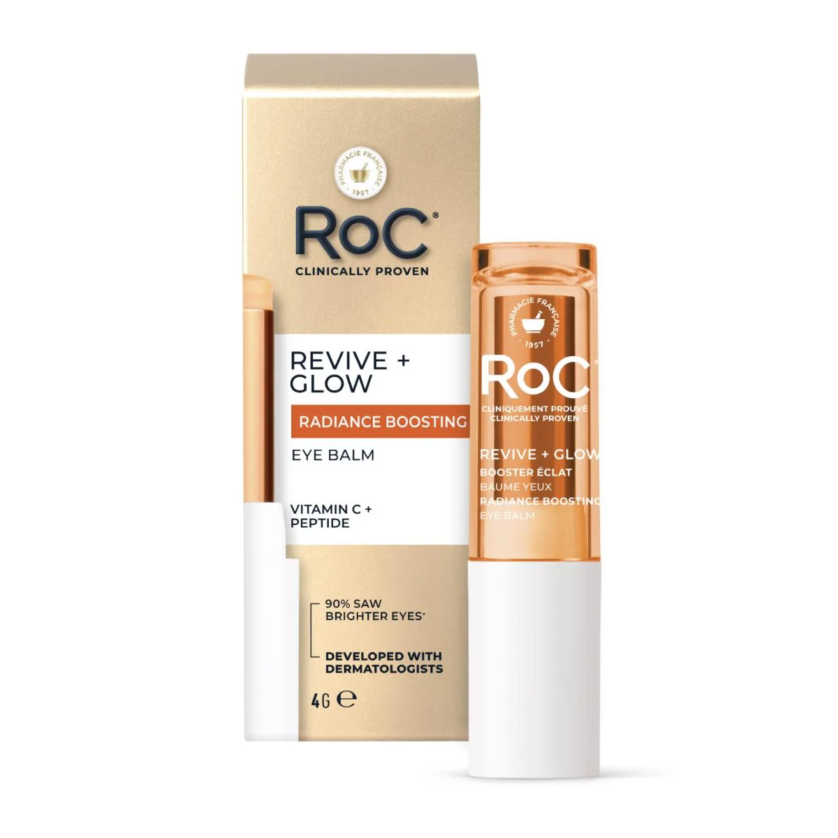 RoC Multi Correxion Revive + Glow oční balzám 4 g