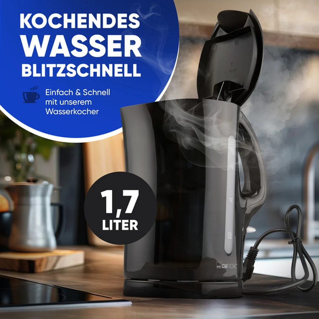 CLATRONIC WK 3819 BK rychlovarná konvice černá 1,7l