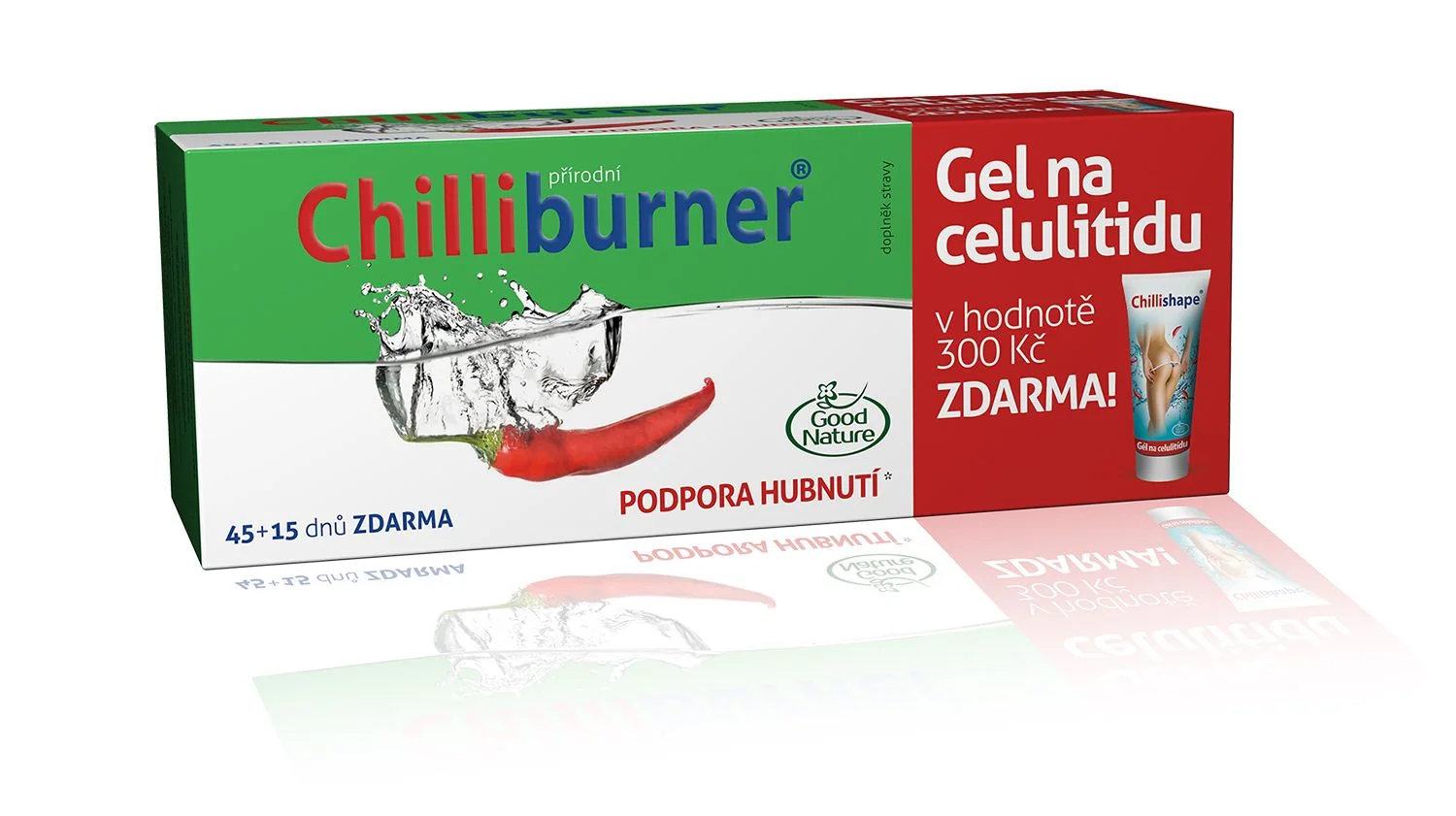 Chilliburner tbl.45+15 + Chillishape 200ml zdarma