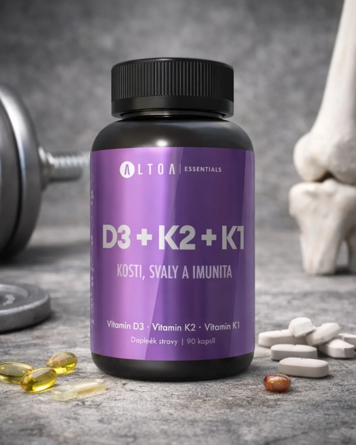 Altoa Essentials D3+K2+K1