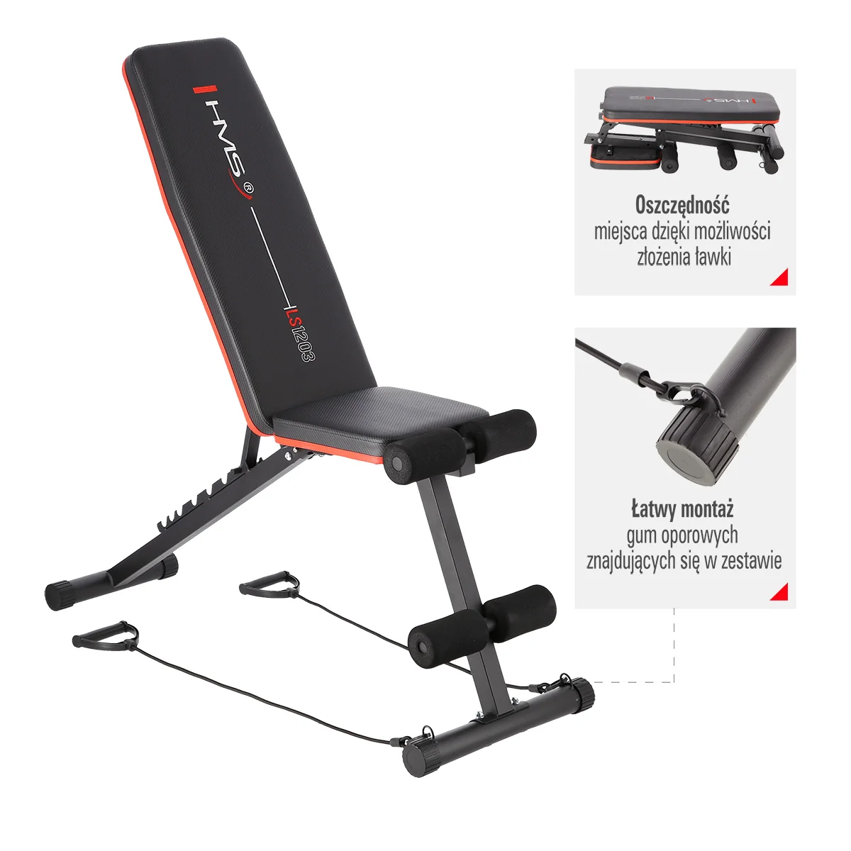 HMS Polohovatelná lavice LS1203