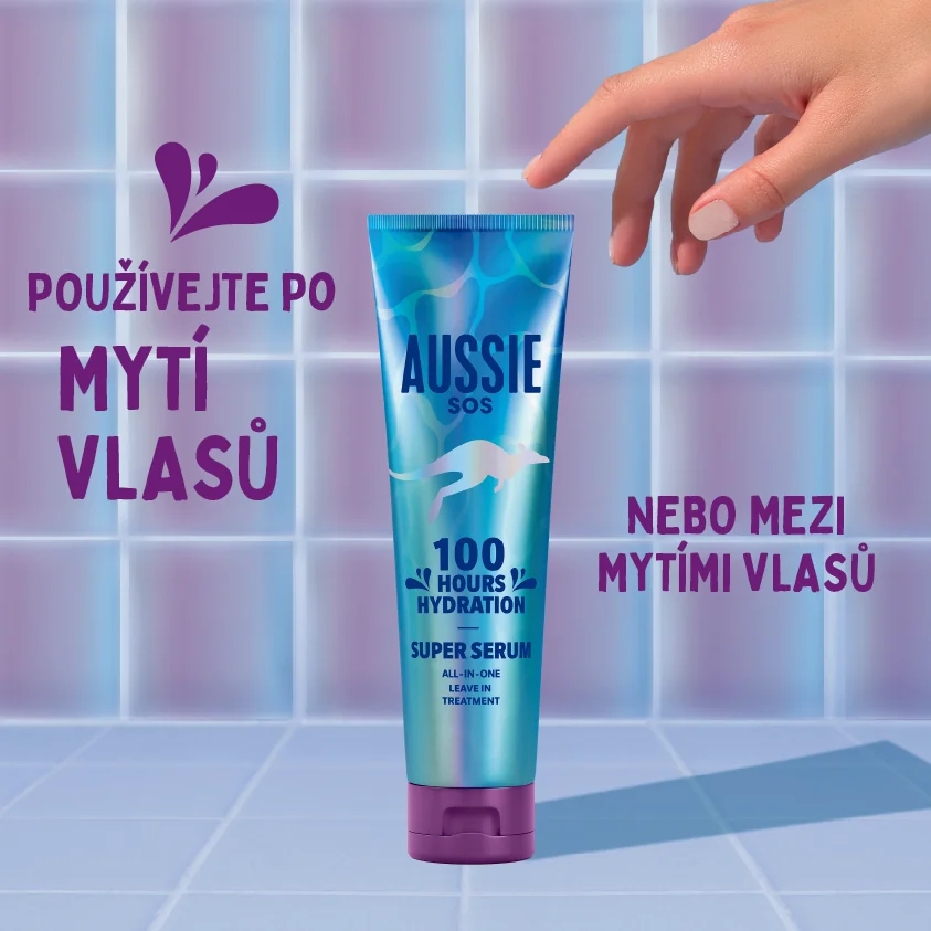 Aussie SOS 100 Hours Hydration Super sérum bez oplachování 160 ml