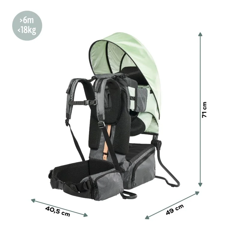 Babymoov krosna na dítě Moov & Hike Sage Green