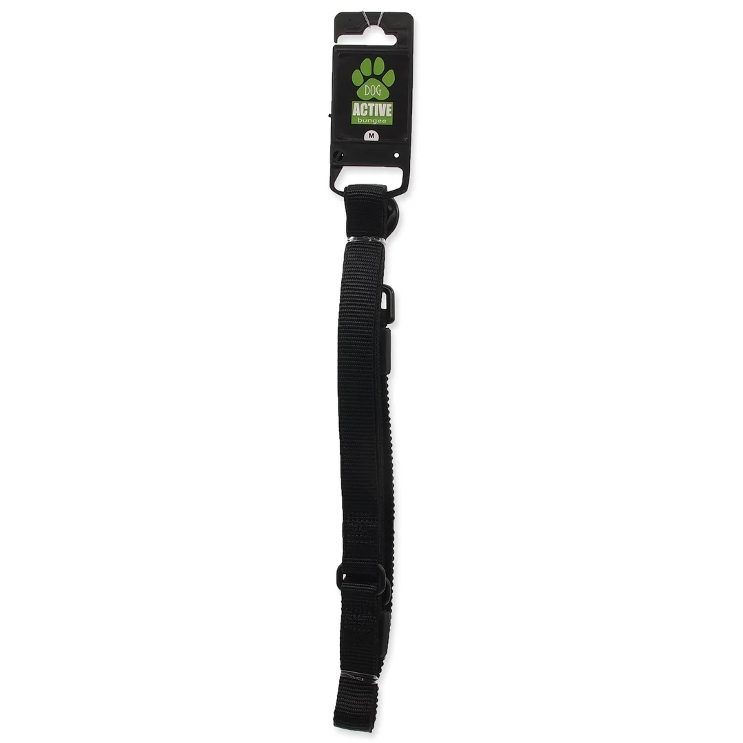 Active Dog Vodítko Bungee Neoprene M černé 2x120cm