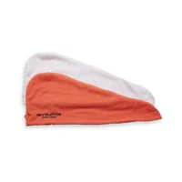 Revolution Haircare Microfibre Hair Wrap White/Coral