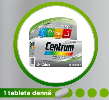 Centrum SILVER - 1 tableta denně