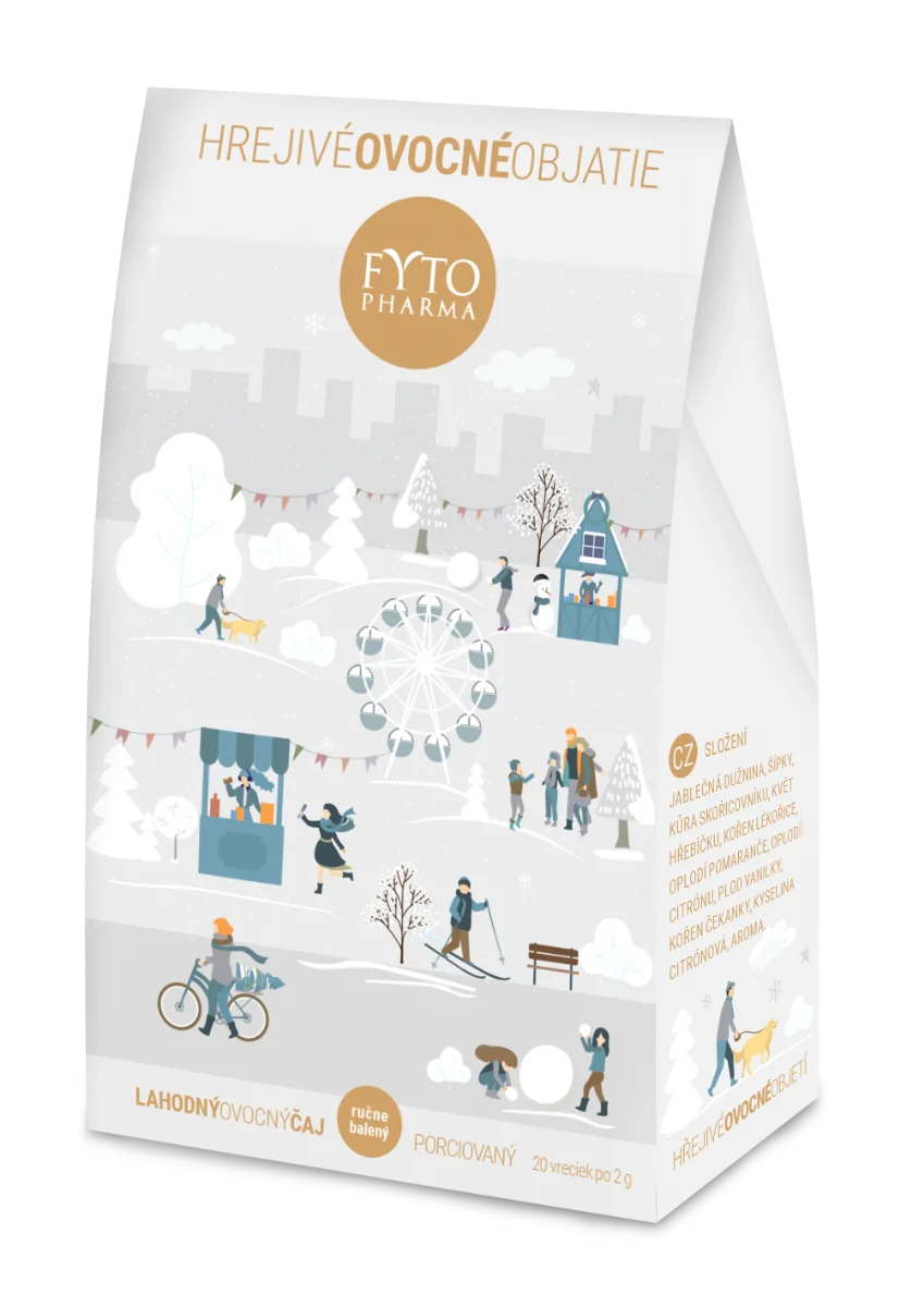 Fytopharma Hřejivé ovocné objetí porcovaný čaj 20x2 g
