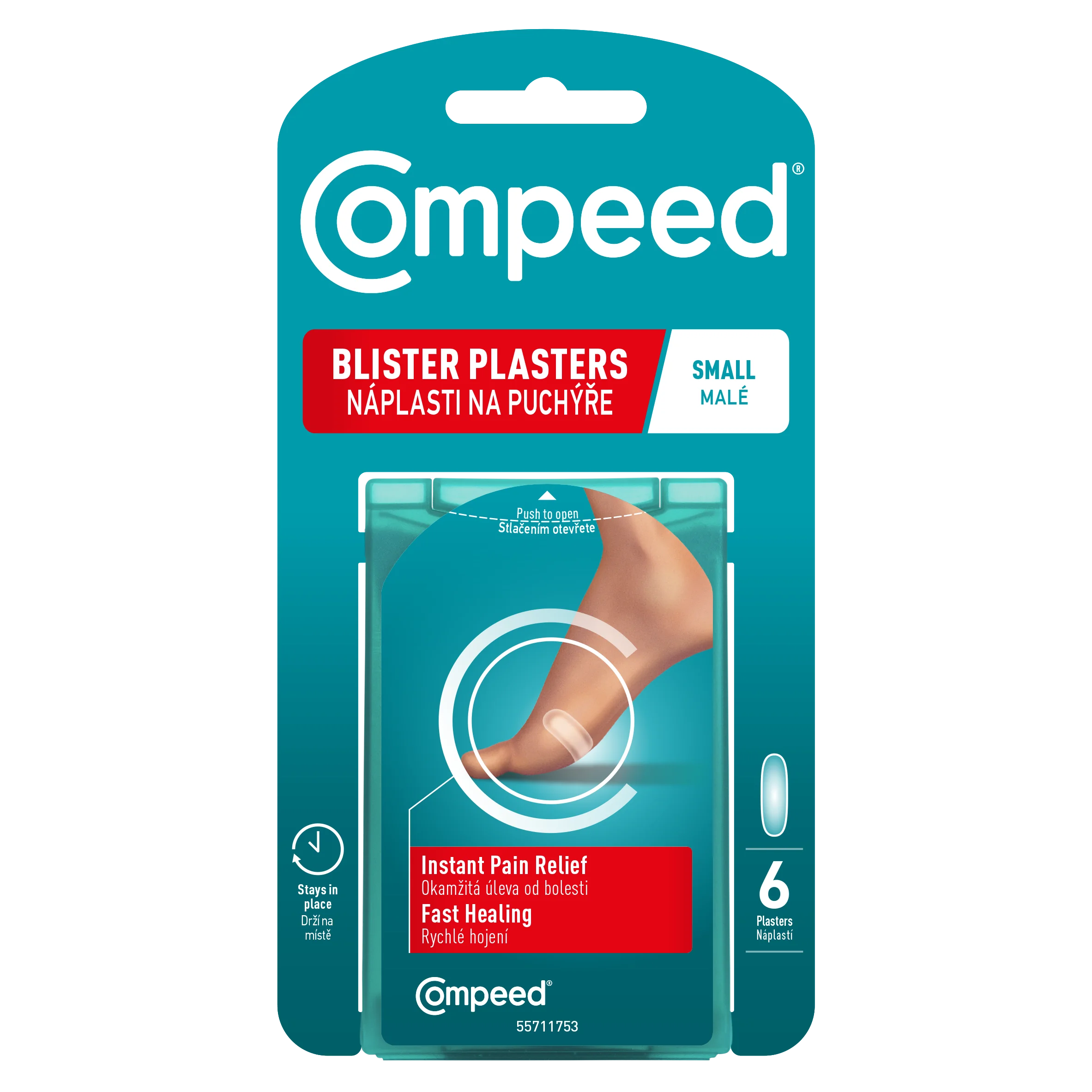 Compeed Náplast na puchýře malá 6 ks