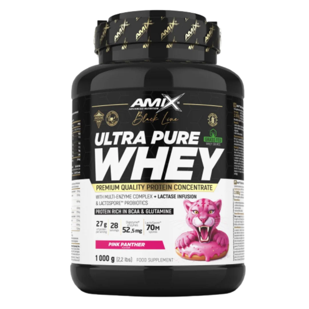 Amix Nutrition Black Line Ultra Pure Whey Protein 1000g - lemon cake