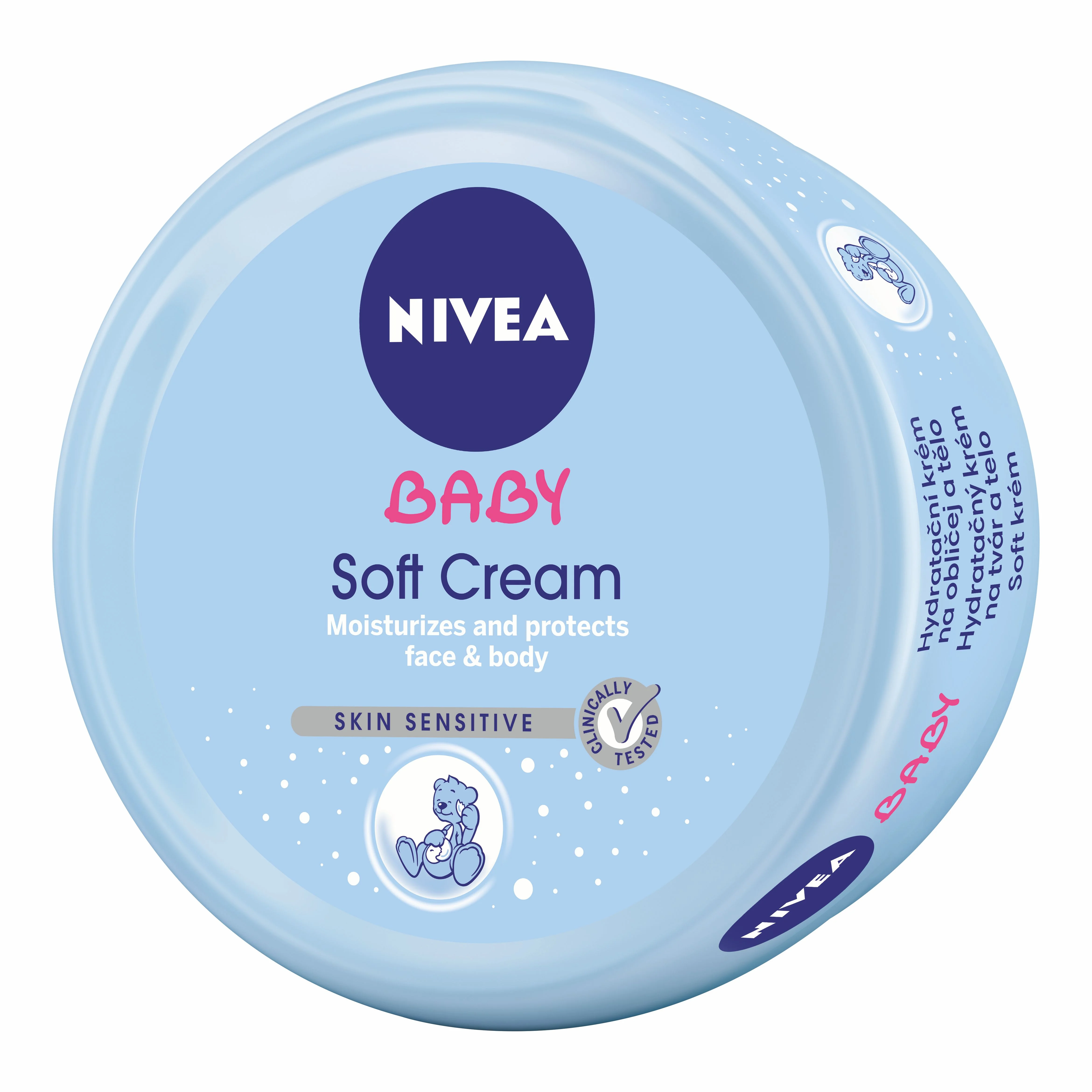 Nivea baby Soft Hydratační krém na obličej a tělo 200 ml