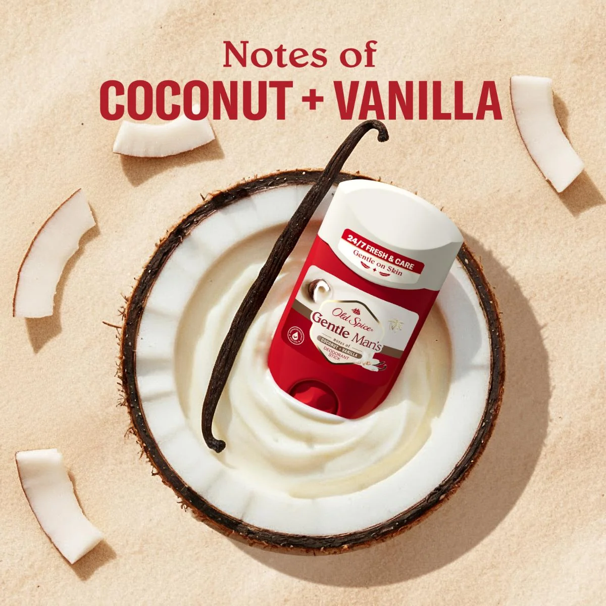 Old Spice Gentle Man's Kokos + Vanilka tuhý deodorant 50 ml