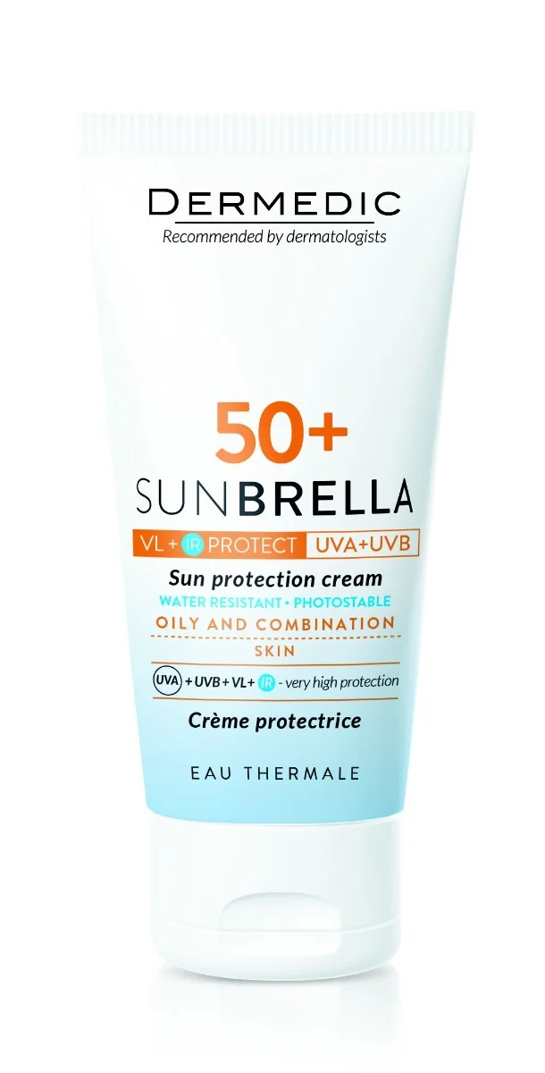 Dermedic Sunbrella Opalovací krém pro mastnou a smíšenou pleť SPF50+ 50 g