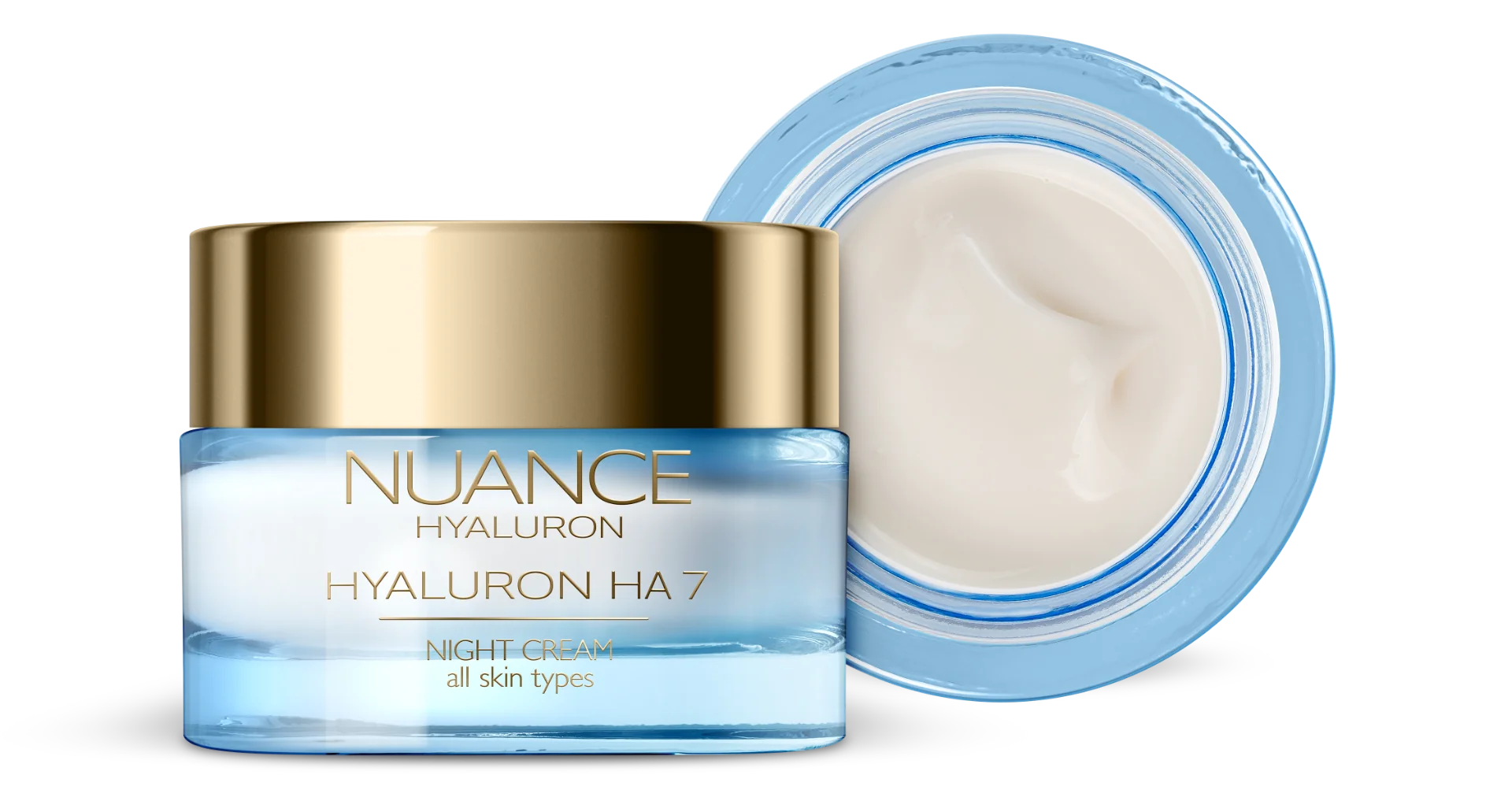 NUANCE Hyaluron HA7 Noční krém pro všechny typy pleti 50 ml