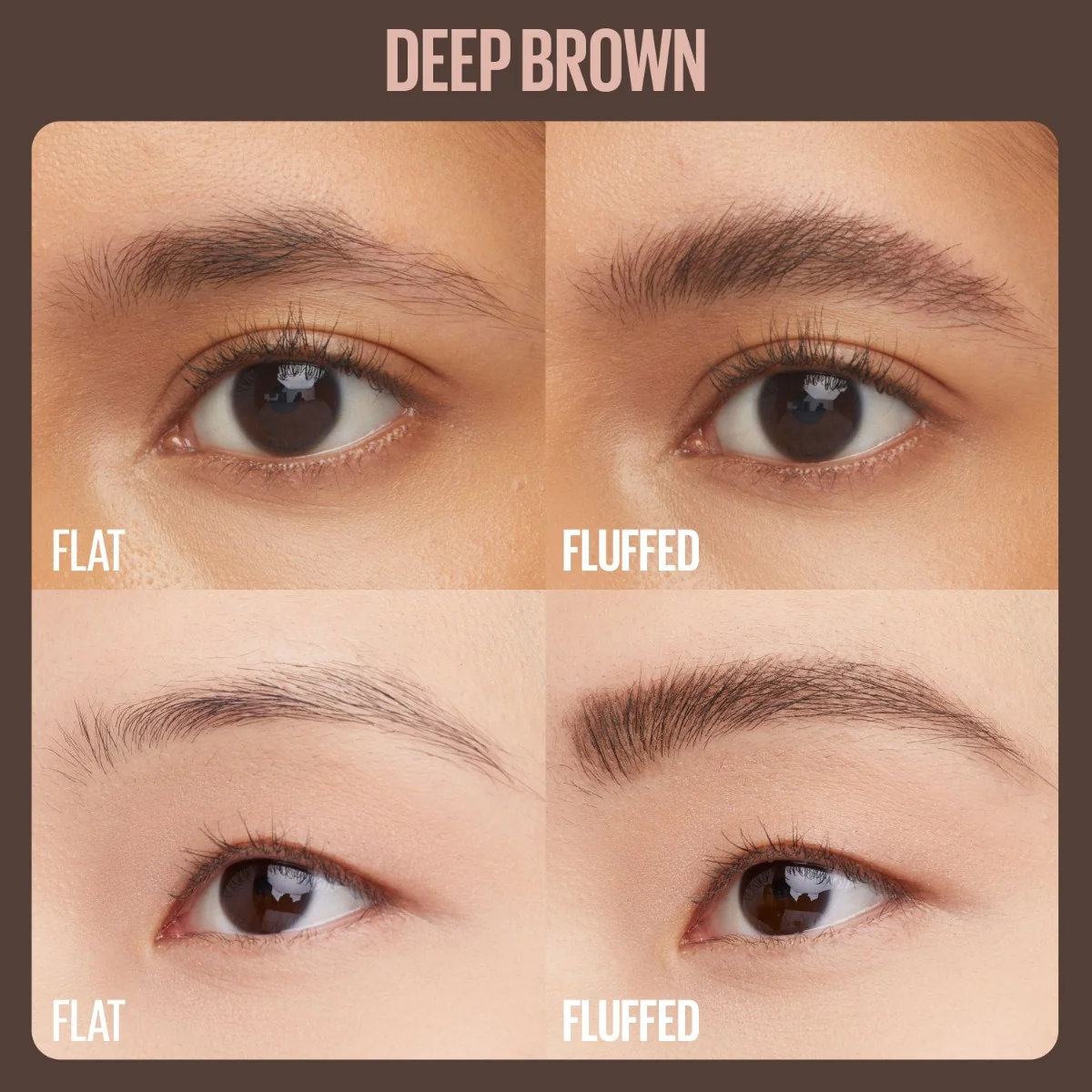 Maybelline Superfluff 260 Deep Brown gel na obočí 5 ml