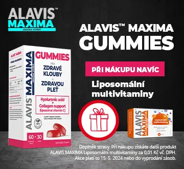 Alavis Maxima Gummies + Liposomální vitaminy (květen 2024)