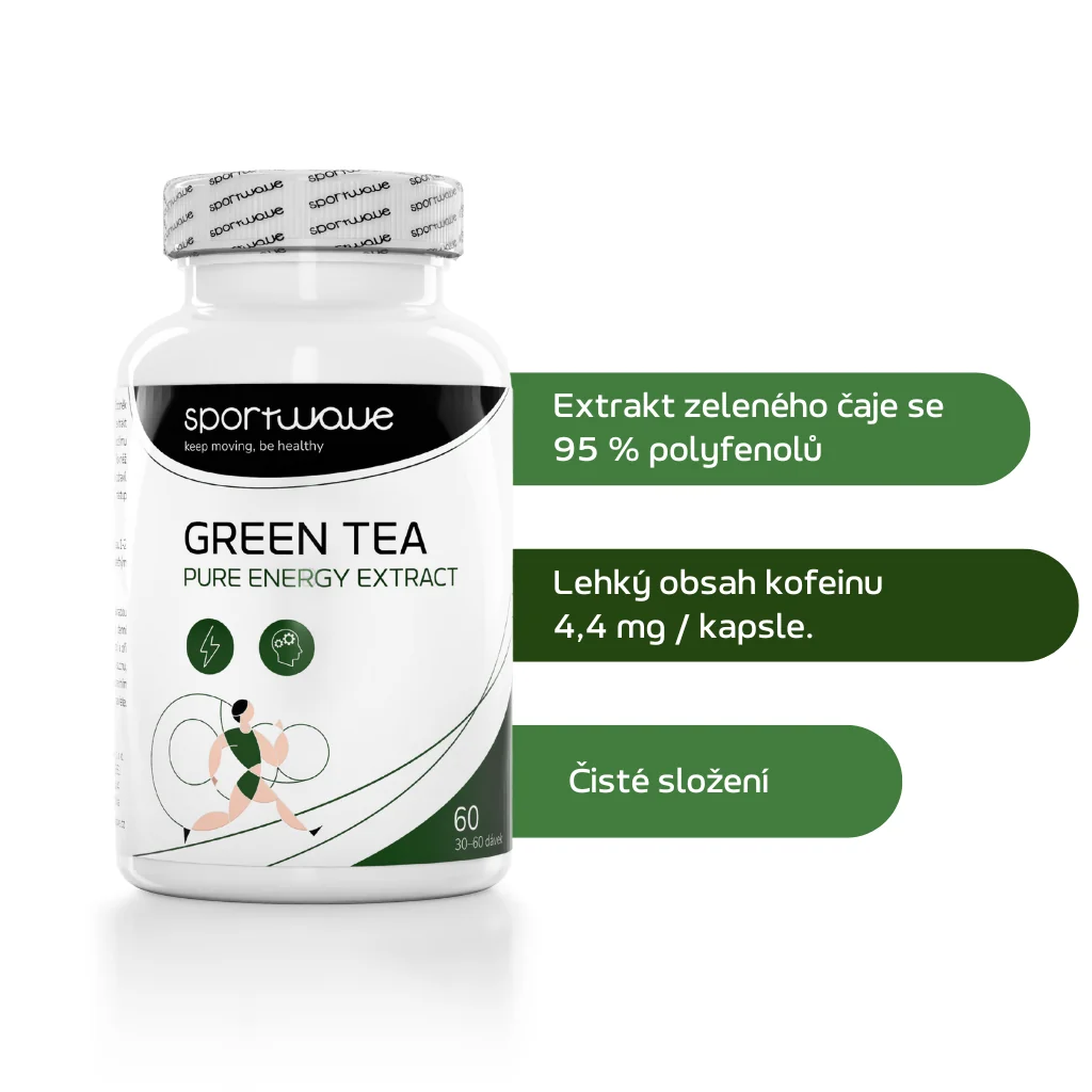 Sport Wave Zelený čaj extrakt - Green Tea Pure Energy Extract
