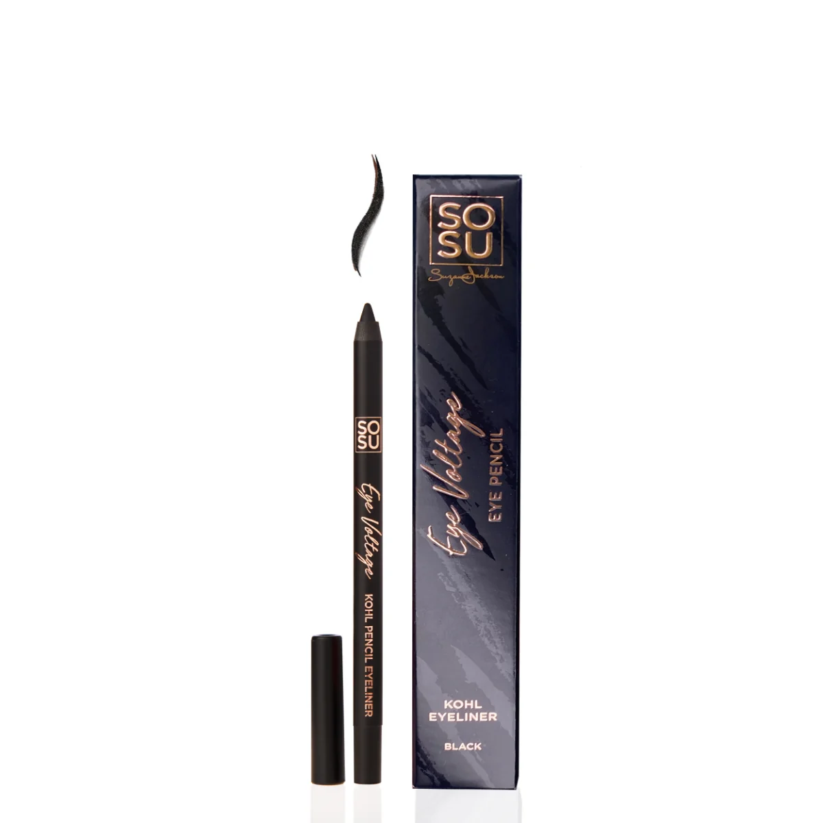 SOSU Cosmetics Eye Voltage Kohl Eyeliner Tužka na oči černá 1 ks