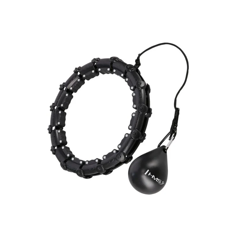 HMS Masážní hula hoop HHW11 PLUS SIZE se závažím černá