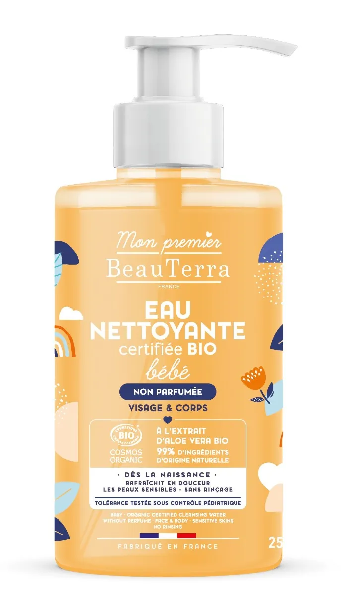 BeauTerra Dětská micelární voda BIO 750 ml