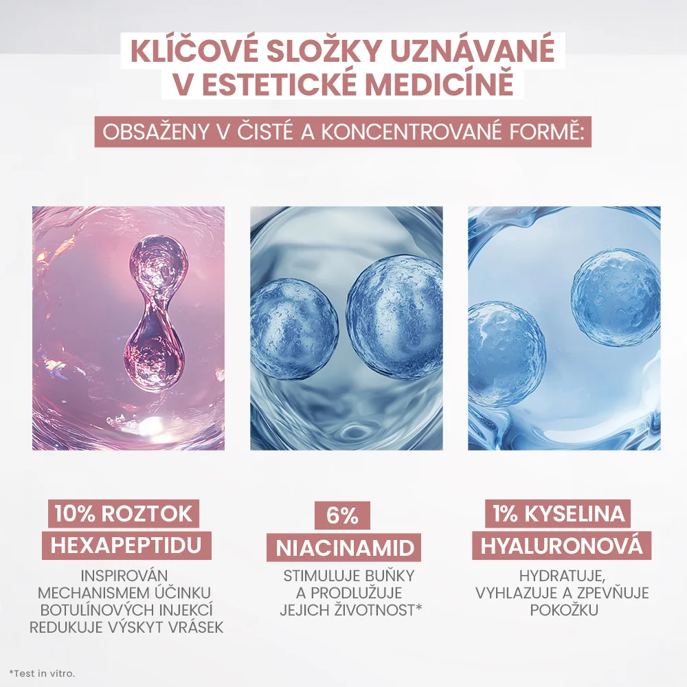 Avène Hyaluron Active Procedure Hexapeptidové zpevňující sérum 10% 18 ml